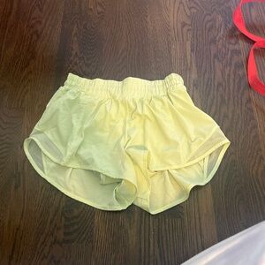 Bright Yellow Lululemon Shorts